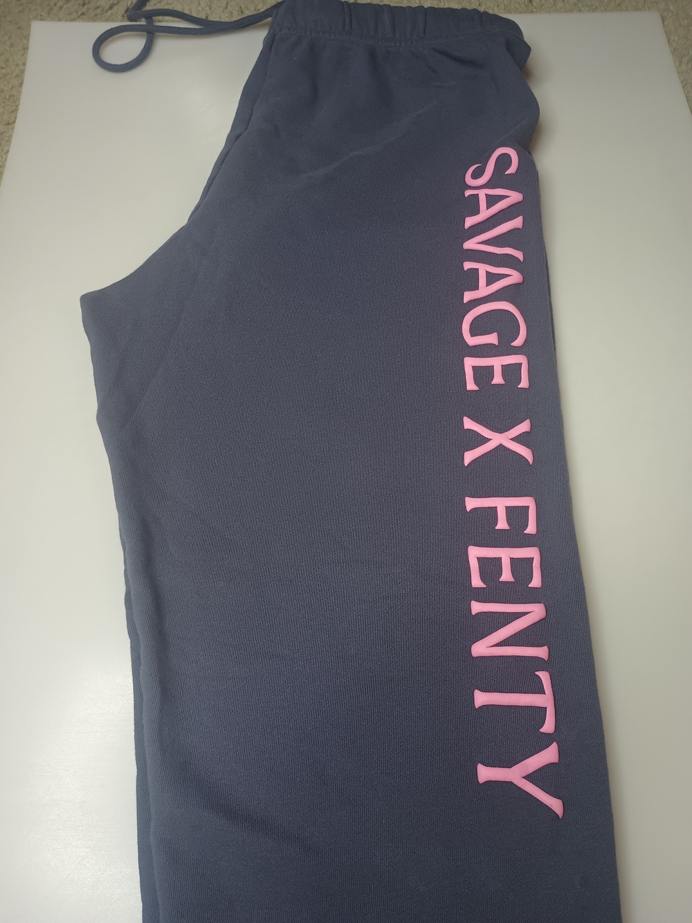 Savage X Fenty Women's Weekender Terry Sweatpants Peaceful Purple Size L